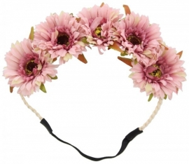 Flower headband  rose | Ibiza Haarband