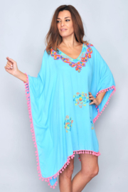 Santa Eulària  Ibiza  jurk  | Ibiza  kaftan turquoise