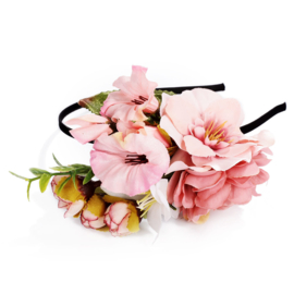 Bohemian Flower headband  rose | Ibiza Haarband