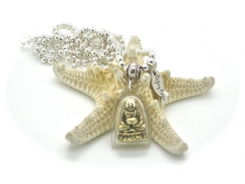 Zilveren Buddha ketting | Ibiza ketting