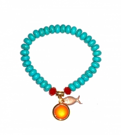 Hippie Sunset turquoise | Ibiza  Armband
