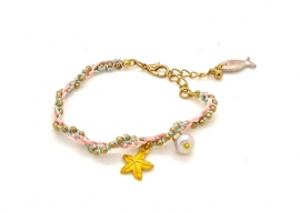 Starfish pink | Ibiza armband