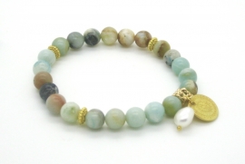 Handgemaakte  armband Amazonite  | Gipsy Ibiza Armband