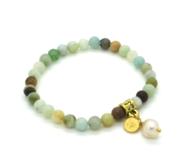 Handgemaakte  armband Amazonite   | Gipsy Ibiza Armband