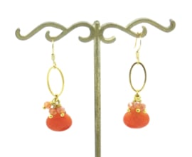 Coral  |  Ibiza Oorbellen