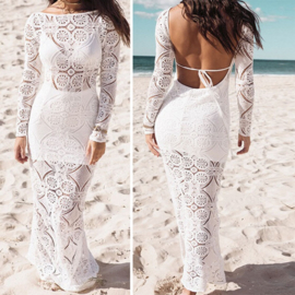 Bohemain lace dress | Ibiza tuniek jurk kant