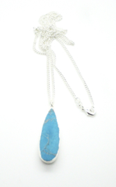 Turquoise happiness ketting | Gipsy Ibiza happiness ketting