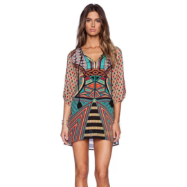 Boho hippie  tuniek  | Ibiza tuniek jurk