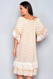Playa d'en Bossa  Ibiza  jurk  | Ibiza tuniek jurk creme