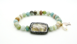 Handgemaakte  armband Amazonite  | Gipsy Ibiza Armband