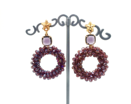 Purple Romance | Gipsy  Ibiza Oorbellen