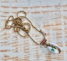 WhiteTurquoise | Gipsy  Ibiza ketting