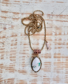 WhiteTurquoise | Gipsy  Ibiza ketting