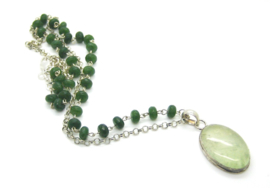 Bohemian  Green Jade Necklace  | Gipsy Ibiza ketting