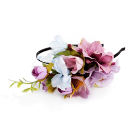 Bohemian Flower headband  lilac | Ibiza Haarband