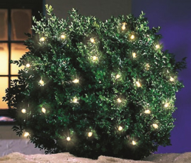 Solar lichtsnoer met 60 warmwitte LED-lampjes