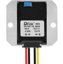 DC DC converter waterdicht IP65 en instelbaar