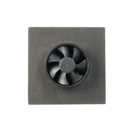 Ventilator zonne-energie Solar Aero zwart