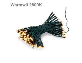 Solar lichtsnoer met 60 warmwitte LED-lampjes