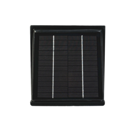 Ventilator zonne-energie Solar Aero zwart