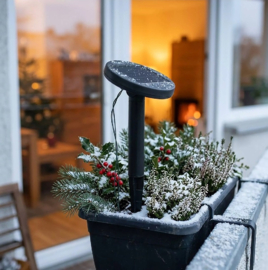 Solar lichtsnoer met 60 warmwitte LED-lampjes
