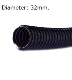 Vijverpomp spiraalslang 32mm. per meter