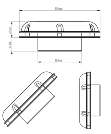 Zonne-ventilator Solar Aero RVS