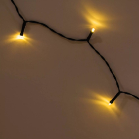 Solar lichtsnoer met 100 warmwitte LED-lampjes