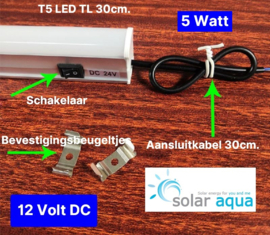 Buurt vervolging Gespierd TL LED lamp T5 5W. | LED lampen 12V. | Solar-Aqua