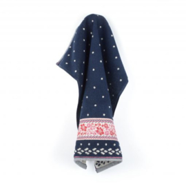 Theedoek & Handdoek Harmony Dark Blue