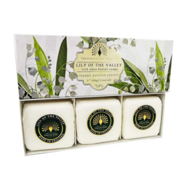 Cadeaudoos (3x100g zeep) Lily of the Valley