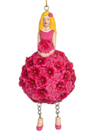 Bloemenmeisje Hortensia  roze