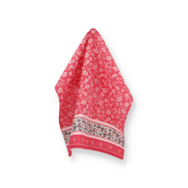 Theedoek & Handdoek Dragonfly Red