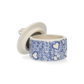 Miniatuur doosje White Hearts