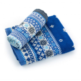 Theedoek & Handdoek set Bunzlau Castle Fresh Royal Blue