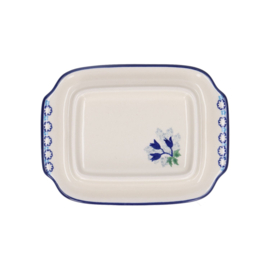 Botervloot met bord Blue Garden