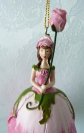 Bloemenmeisje Roos  roze