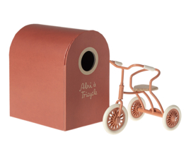 Driewieler voor muizen, Abri à tricycle, koraalroze