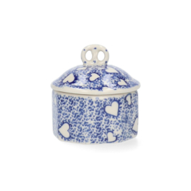 Miniatuur doosje White Hearts