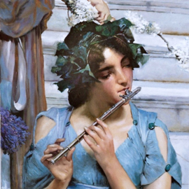 Halsketting Flute, Alma Tadema