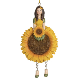 Bloemenmeisje Zonnebloemmeisje