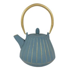 Teaclassix Coco Theepot gold/blue