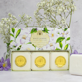 Cadeaudoos (3x100g zeep) White Jasmine