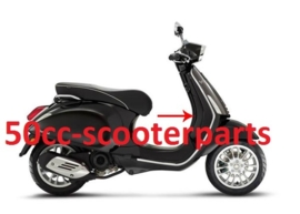 Beenschilddeksel Vespa Primavera Sprint zwart lucido 94 6736180090