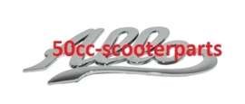 Sticker Sym Allo zijscherm chroom origineel 87128-a9a-000