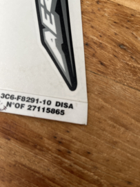 Yamaha Aerox 50 bj 2008 zijsticker origineel 3c6-f8291-00