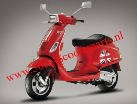 Stickerset vlag UK Vespa S piaggio origineel 605138m004