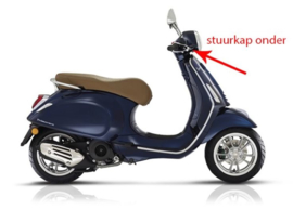 Stuurkap onder Vespa Primavera blauw met 289/ a origineel 1b005469000dk