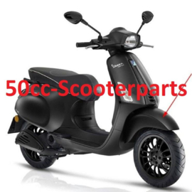 Voorspatbord [notte] vespa sprint 4t (euro4) zwart mat 99/C origineel 1b006646000nv