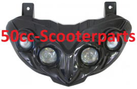 Koplamp Edge Gilera Runner Pro vanaf bouwjaar 2006 zwart 10252050